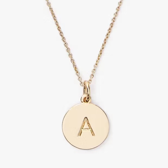 kate spade Jewelry - Kate Spade Gold Initial “A” Letter Pendant Necklace